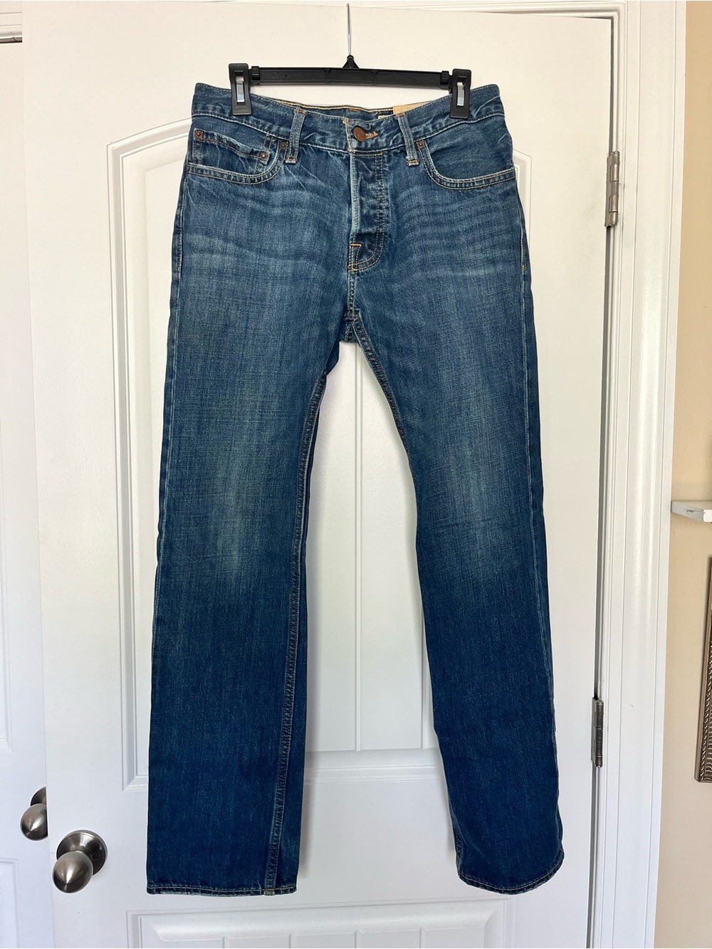 Hollister Men's Huntington Low Rise Slim Straight Leg Blue‎ Jeans Size 30